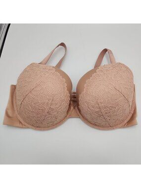 Soma Stunning Push Up Bra 42DDD Nude Underwire Padded